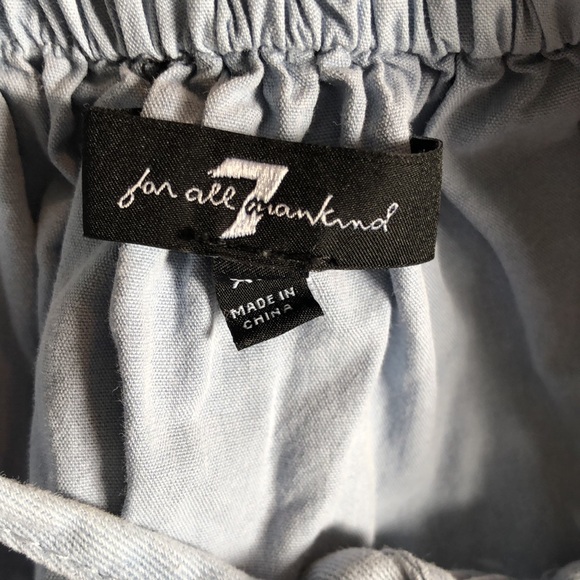 7 For All Mankind Chambray Babydoll Dress - Picture 6 of 6